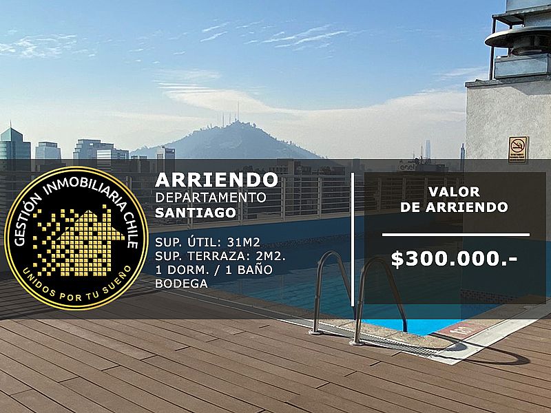 departamento en arriendo en Santiago