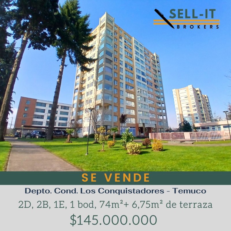 Departamento en Venta en Temuco 2 dormitorios 2 baños