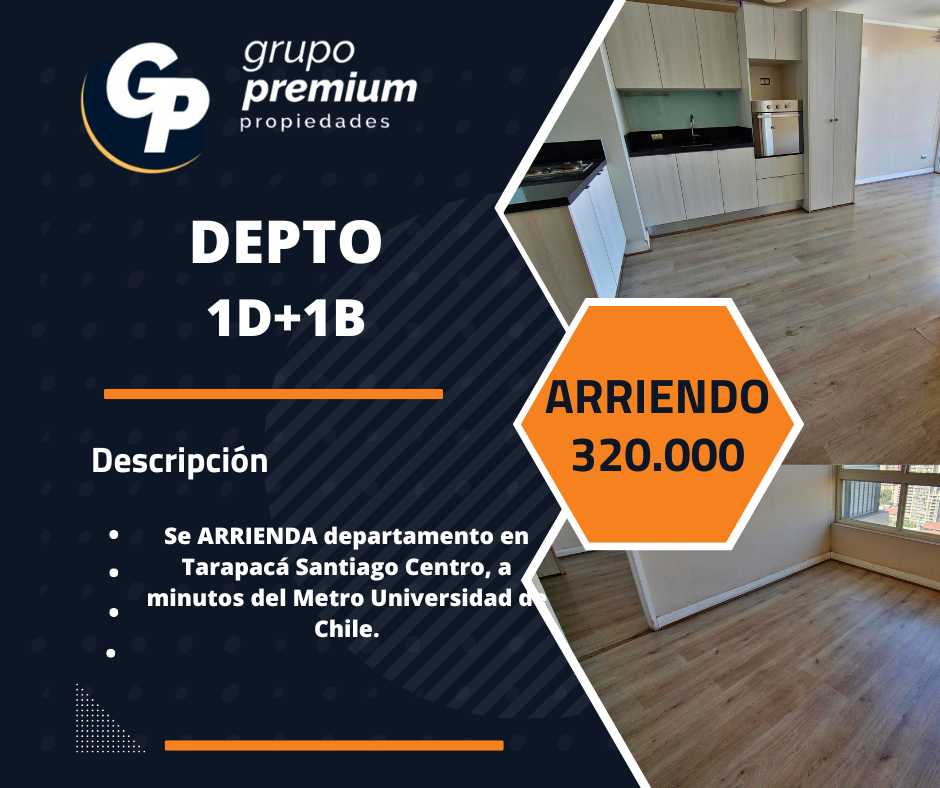 departamento en arriendo en Santiago