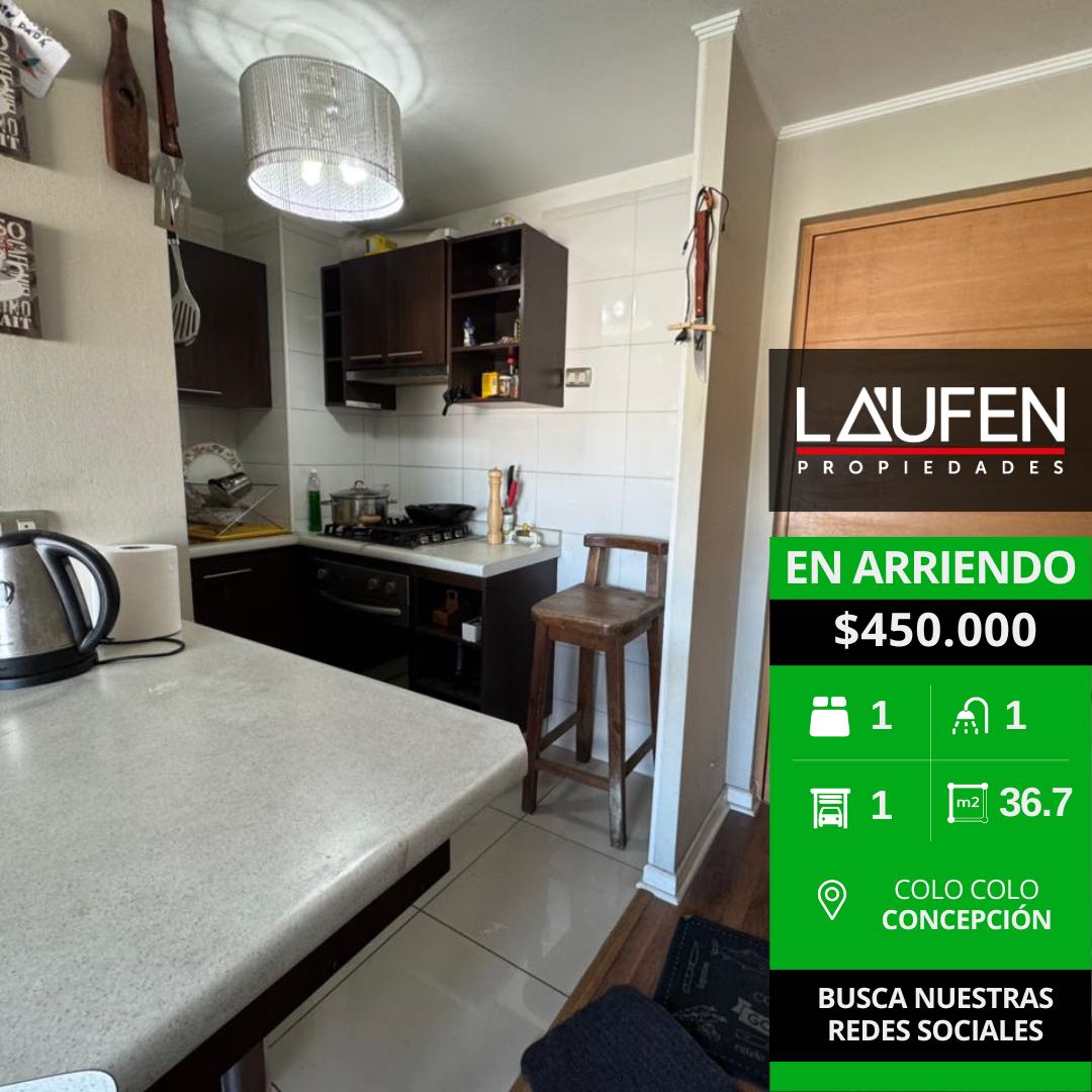 departamento en arriendo en Concepción